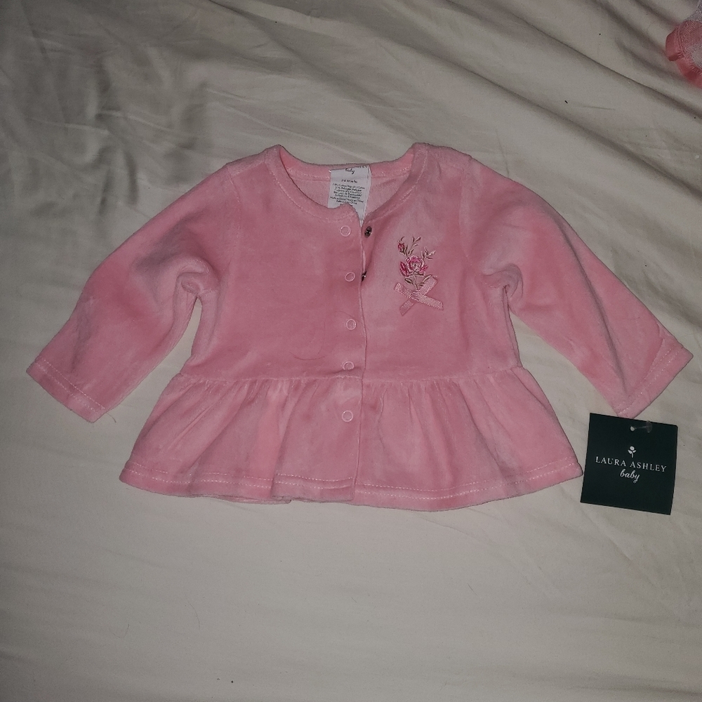 NWT Laura Ashley 0-3m shirt